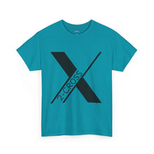 Load image into Gallery viewer, Unisex Heavy Cotton Tee - Minimalist 2-Cross Graphic Tee

