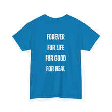 Load image into Gallery viewer, Game Crew T‑Shirt — Gamer Icons Front &amp; "Forever For Life" Back
