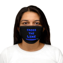 Load image into Gallery viewer, Cross The Line Mixed-Fabric Face Mask
