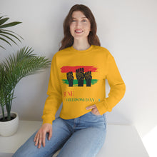 Load image into Gallery viewer, Juneteenth Unisex Heavy Blend™ Crewneck Sweatshirt
