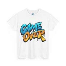 Load image into Gallery viewer, Game Over Unisex Heavy Cotton Tee - Fun Streetwear for Gamers and Casual Style
