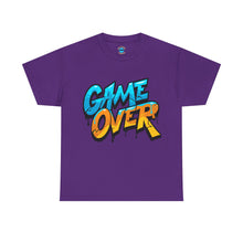 Load image into Gallery viewer, Game Over Unisex Heavy Cotton Tee - Fun Streetwear for Gamers and Casual Style
