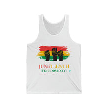 Load image into Gallery viewer, Juneteenth Unisex Jersey Tank
