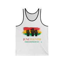 Load image into Gallery viewer, Juneteenth Unisex Jersey Tank
