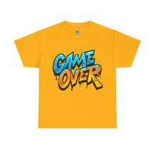 Load image into Gallery viewer, Game Over Unisex Heavy Cotton Tee - Fun Streetwear for Gamers and Casual Style
