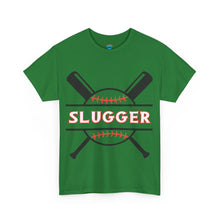 Load image into Gallery viewer, Unisex Heavy Cotton Tee - SLUGGER Baseball Tee for Sports Lovers
