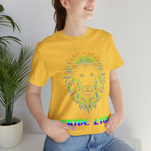 Load image into Gallery viewer, Pride Lion Unisex Jersey Short Sleeve Tee
