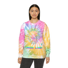 Load image into Gallery viewer, Pride Lion Unisex Tie-Dye Sweatshirt
