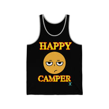 Load image into Gallery viewer, Happy Camper (Ironic Version) Unisex Jersey Tank
