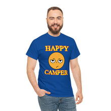 Load image into Gallery viewer, Happy Camper (Ironic Version) Unisex Heavy Cotton Tee
