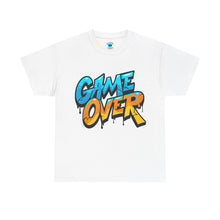Load image into Gallery viewer, Game Over Unisex Heavy Cotton Tee - Fun Streetwear for Gamers and Casual Style
