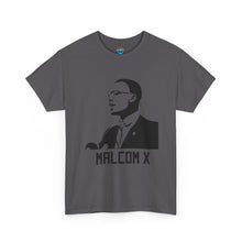Load image into Gallery viewer, Malcolm X Tribute T-Shirt — "By Any Means Necessary" Graphic Tee
