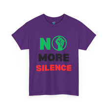 Load image into Gallery viewer, No More Silence Unisex Heavy Cotton Tee - Empowerment Statement Shirt
