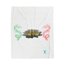 Load image into Gallery viewer, Long Keng (Dragon Pit) Velveteen Plush Blanket
