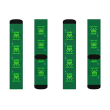 Load image into Gallery viewer, Green Gang Mafia Sublimation Socks
