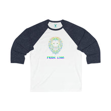 Load image into Gallery viewer, Pride Lion Unisex 3\4 Sleeve Baseball Tee
