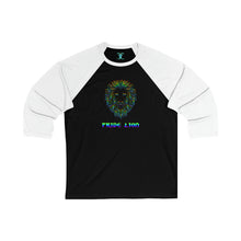 Load image into Gallery viewer, Pride Lion Unisex 3\4 Sleeve Baseball Tee
