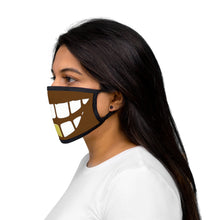 Load image into Gallery viewer, Eric Burdon and War Mixed-Fabric Face Mask (Brown).
