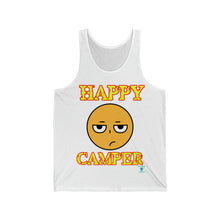 Load image into Gallery viewer, Happy Camper (Ironic Version) Unisex Jersey Tank
