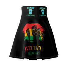Load image into Gallery viewer, Juneteenth Women's Skater Skirt (AOP)
