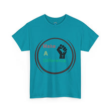 Load image into Gallery viewer, Make A Difference Unisex Heavy Cotton Tee - Empowerment Shirt for Activists
