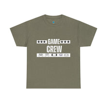 Load image into Gallery viewer, Game Crew T‑Shirt — Gamer Icons Front &amp; "Forever For Life" Back
