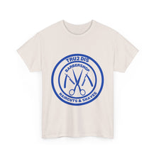 Load image into Gallery viewer, Tru2Dis Barbershop Tee, Unisex Cotton T-Shirt, Barber Gift, Haircuts &amp; Shaves Shirt, Casual Wear, Street Style
