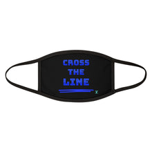 Load image into Gallery viewer, Cross The Line Mixed-Fabric Face Mask
