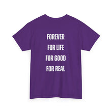 Load image into Gallery viewer, Game Crew T‑Shirt — Gamer Icons Front &amp; "Forever For Life" Back
