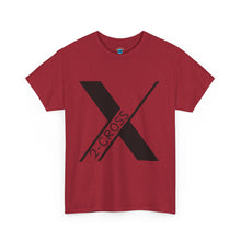 Load image into Gallery viewer, Unisex Heavy Cotton Tee - Minimalist 2-Cross Graphic Tee
