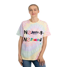 Load image into Gallery viewer, No Justice, No Peace V2 Tie-Dye Tee, Spiral
