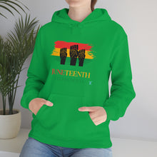Load image into Gallery viewer, Juneteenth Unisex Heavy Blend™ Hooded Sweatshirt
