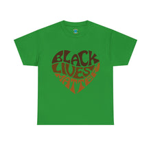 Load image into Gallery viewer, Black Lives Matter Unisex Heavy Cotton Tee - Statement Tee for Activism and Awareness
