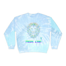 Load image into Gallery viewer, Pride Lion Unisex Tie-Dye Sweatshirt
