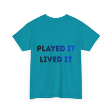 Load image into Gallery viewer, T-Shirt — Gamer X Logo &amp; "Played It Lived It" Retro Gaming Tee
