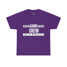 Load image into Gallery viewer, Game Crew T‑Shirt — Gamer Icons Front &amp; "Forever For Life" Back
