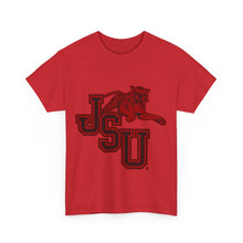 Load image into Gallery viewer, JSU Tigers (RED) Unisex Heavy Cotton Tee - Bold Red College Spirit Wear
