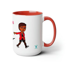 Load image into Gallery viewer, Self Made Diva Two-Tone Coffee Mugs, 15oz
