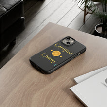 Load image into Gallery viewer, Certified Champ V2 (Gold) iPhone 14 Tough Cases
