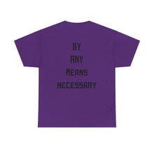 Load image into Gallery viewer, Malcolm X Tribute T-Shirt — "By Any Means Necessary" Graphic Tee
