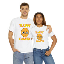 Load image into Gallery viewer, Happy Camper (Ironic Version) Unisex Heavy Cotton Tee
