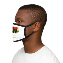 Load image into Gallery viewer, Juneteenth Mixed-Fabric Face Mask
