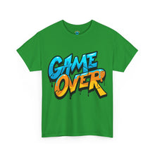Load image into Gallery viewer, Game Over Unisex Heavy Cotton Tee - Fun Streetwear for Gamers and Casual Style
