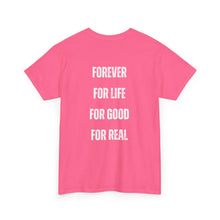 Load image into Gallery viewer, Game Crew T‑Shirt — Gamer Icons Front &amp; "Forever For Life" Back
