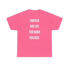 Load image into Gallery viewer, Game Crew T‑Shirt — Gamer Icons Front &amp; "Forever For Life" Back
