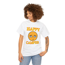 Load image into Gallery viewer, Happy Camper (Ironic Version) Unisex Heavy Cotton Tee
