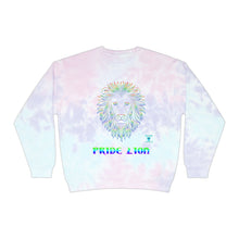 Load image into Gallery viewer, Pride Lion Unisex Tie-Dye Sweatshirt
