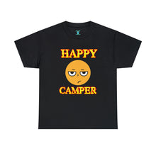 Load image into Gallery viewer, Happy Camper (Ironic Version) Unisex Heavy Cotton Tee
