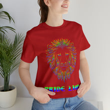 Load image into Gallery viewer, Pride Lion Unisex Jersey Short Sleeve Tee
