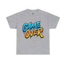 Load image into Gallery viewer, Game Over Unisex Heavy Cotton Tee - Fun Streetwear for Gamers and Casual Style
